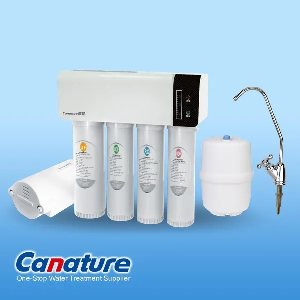 
50GPD 5 stage Reverse Osmosis water filter system with 3.2 G tank 