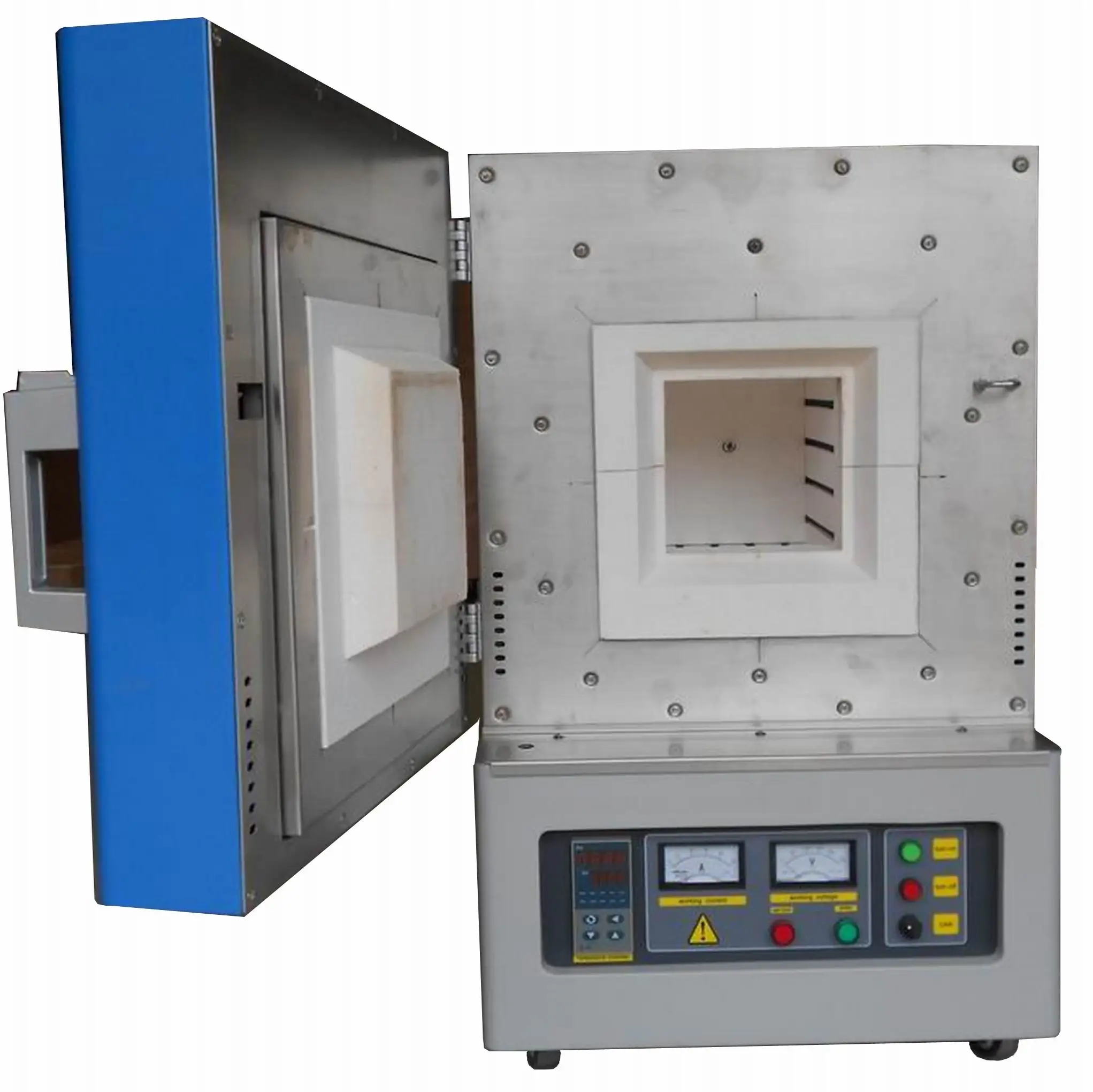 1200C laboratory muffle furnace with 200x200x300mm chamber size