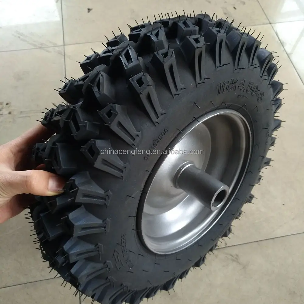 snow blower tire 4.80/4.00-8 tubeless ATV tire pneumatic rubber wheel 16x4.50-8