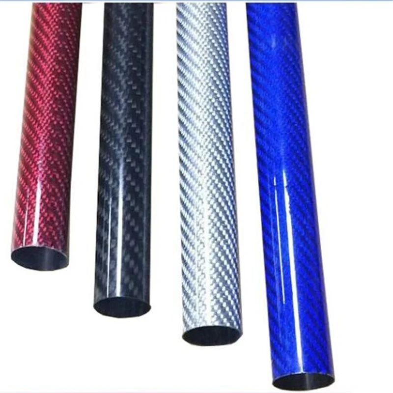 
Factory price multicolor 3k glossy carbon fiber tube for electronic cigarette tube 