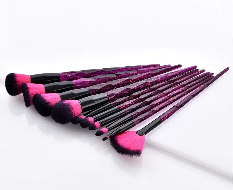 Wholesale Fashion Purple Night Sky diamond makeup brush