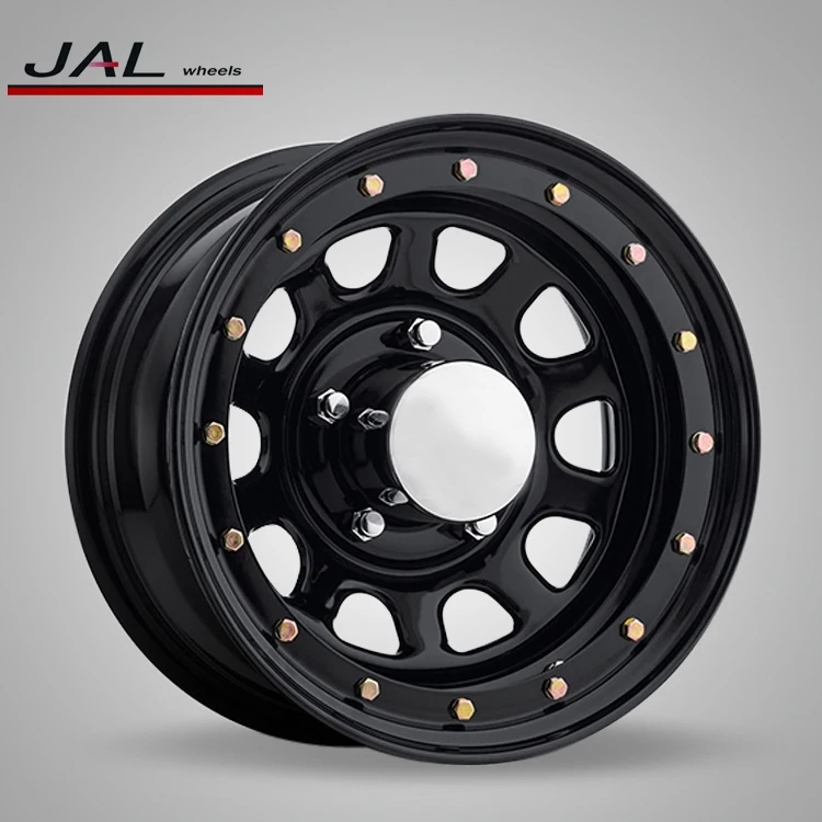 10-Slot D Window Chrome 5x130 Steel Wheels 4x4 Custom Terrain Rim