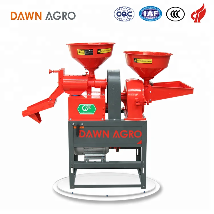 DAWN AGRO Mini Rice Grinding Machine Combined Rice Mill Machinery Rice Huller Plant for Home Use