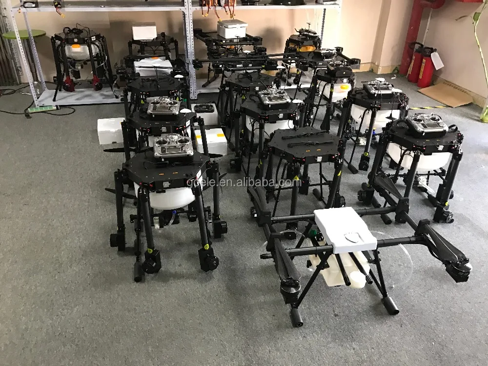 Professional 10L 6 rotor UAV heavy load Crop Sprayer,agriculture machinery drone,RC Helicotper drones with GPS HD Camera