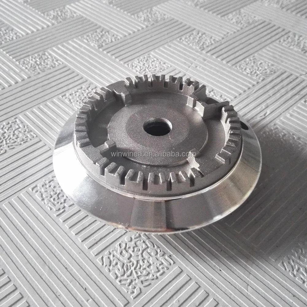 Aluminum cast gas stove burner parts
