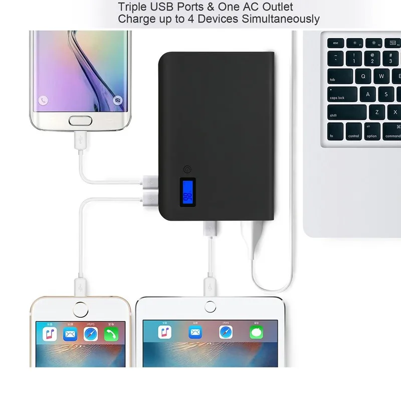 Global Glaze New Products Laptop Power Bank 20V Rohs Power Bank 20000Mah