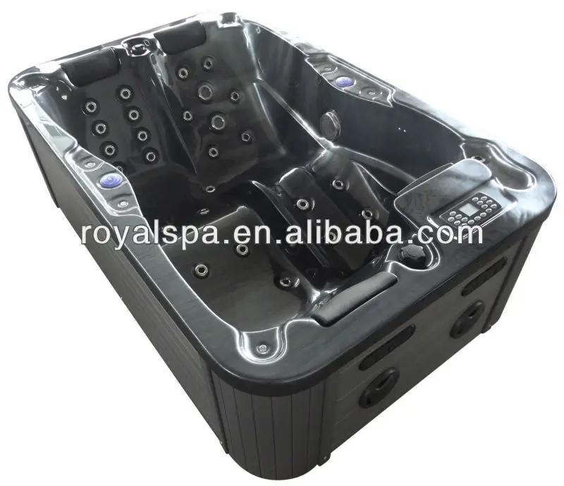 
Luxury 2 Lounges Square Acrylic Whirlpool Hydro Jet Spa Bath 