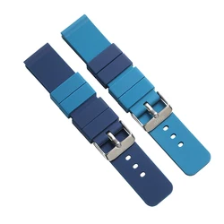 Wholesale High Quality Double Color Smart Watch Bracelet 2018 Replacement Soft Silicone Wristband Sport Watch Band Strap