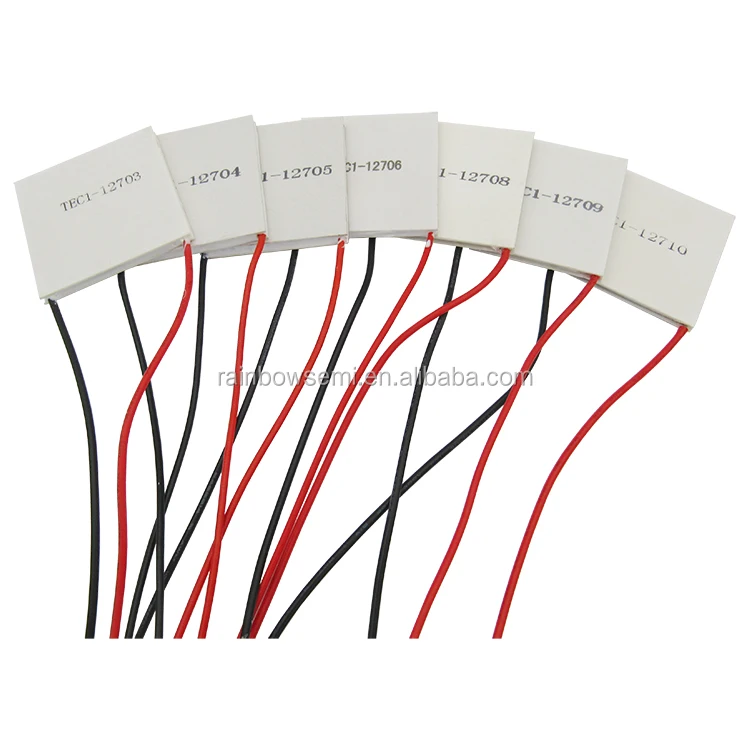
 Модуля Пельтье Термоэлектрический охладитель Пельтье Tec1-12703 Tec1-12706 Tec1-127012 40*40 Tec1-03/4/5/6/7/8/9/10/12/15  