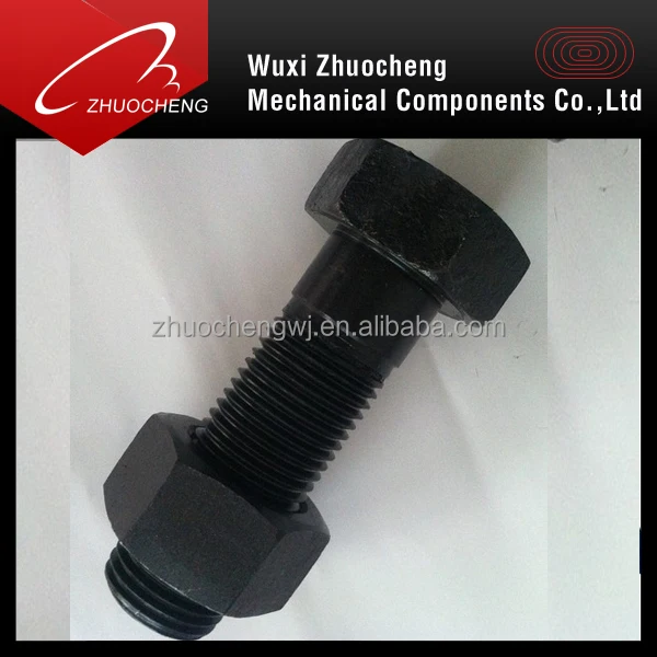 DIN933 DIN931 A2 A4 stainless steel hex head bolt and nut