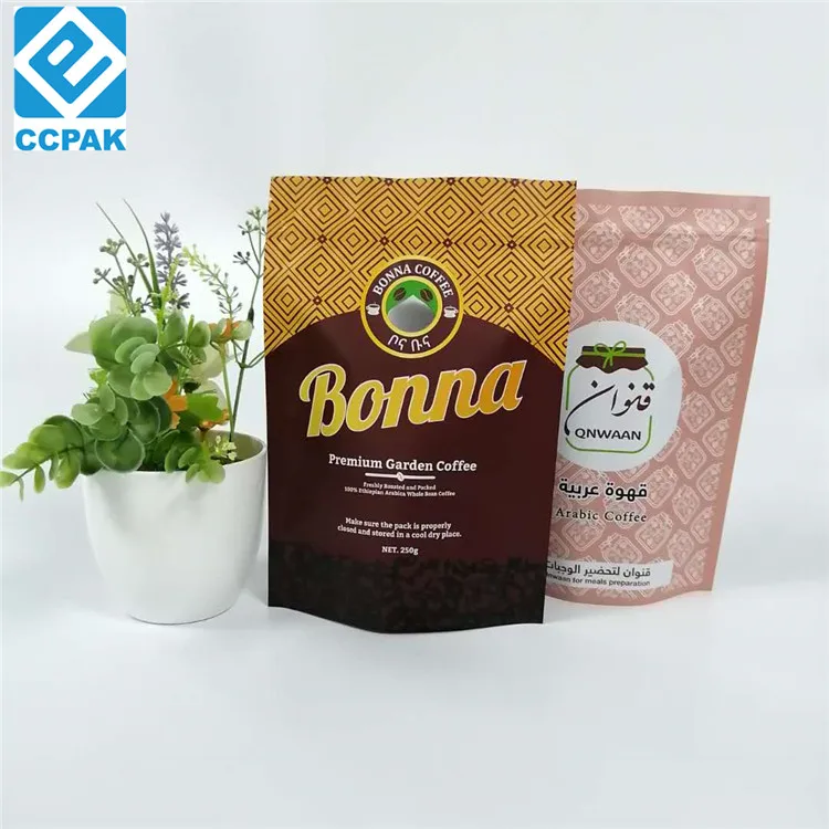 Matt Pouch Multicolor Flat Doypack Zip lock No Aluminum Custom Heat Sealed Stand Up Zipper Lock Mylar pouch