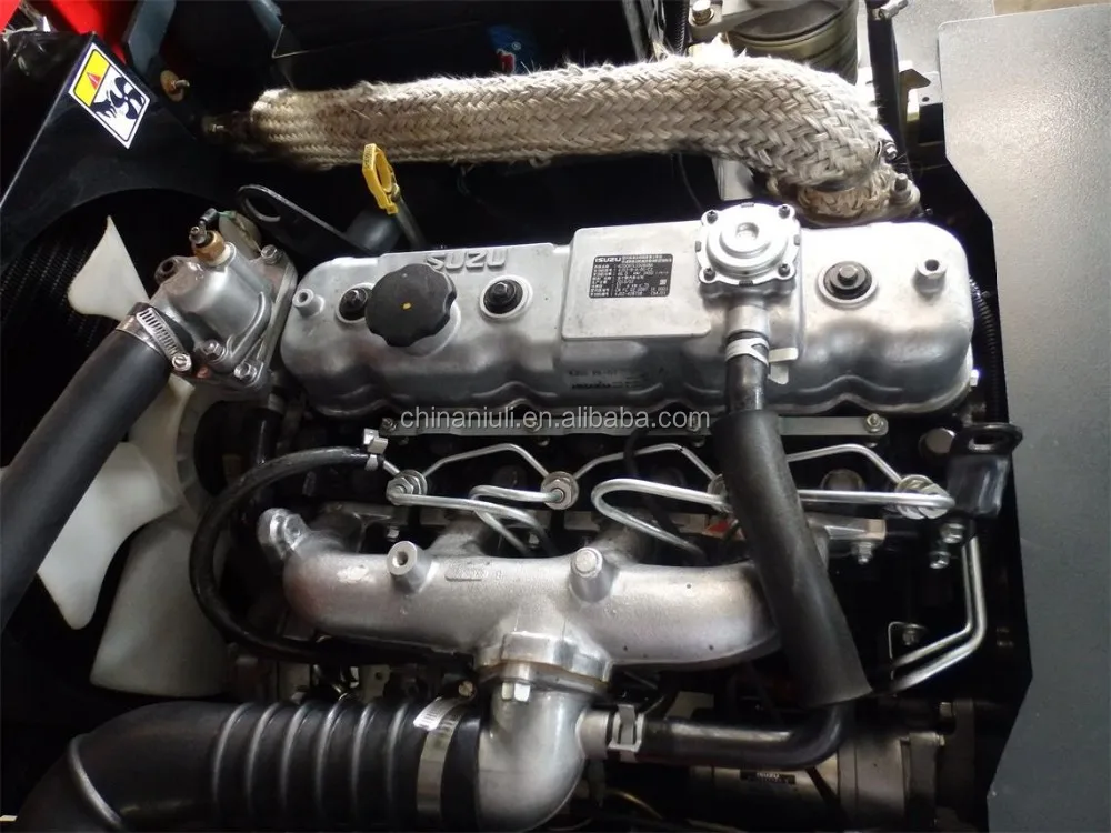 3000kgs Diesel Forklift With Paper Roll Clamp,ISUZU Engine