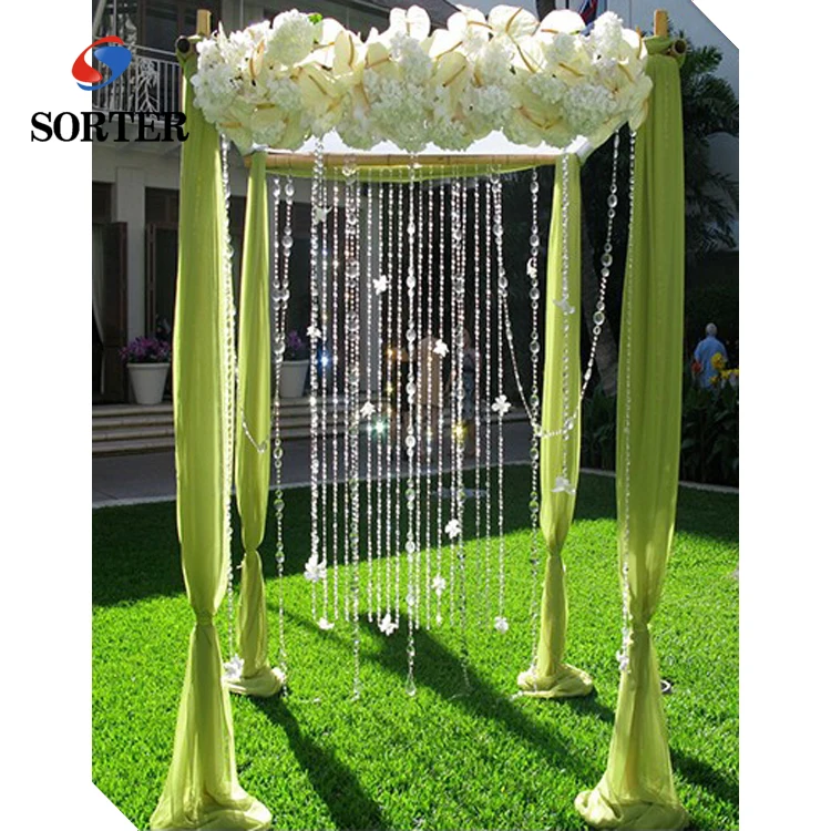 Wedding Crystal Tree crystal with hanging garland