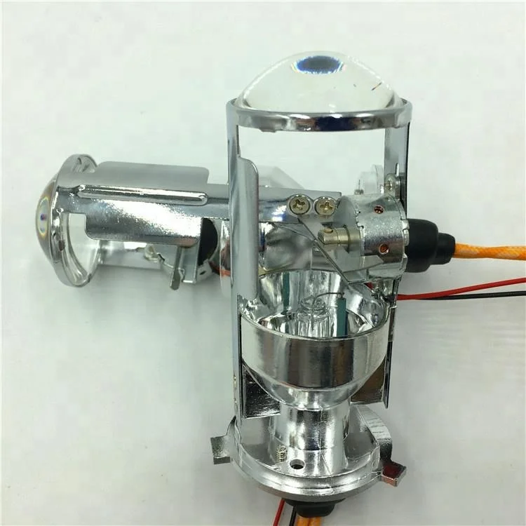 Motorcycle Bi xenon Hid Kit H4 Flex Mini Projector Lens fast start 5500k