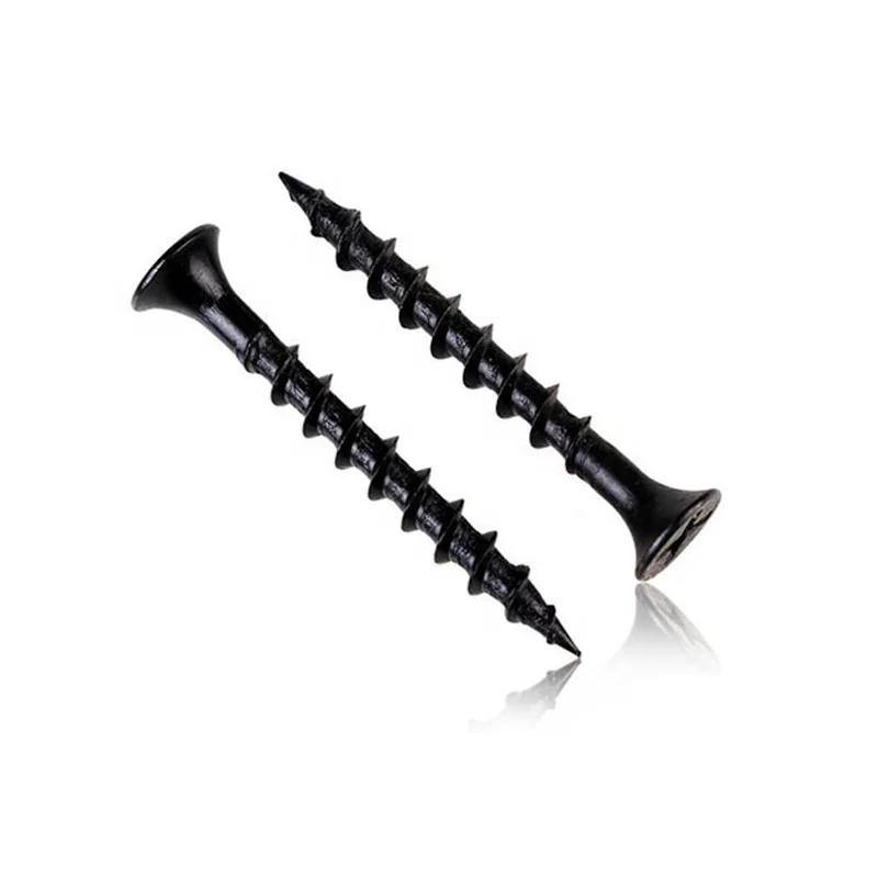 
Black Phosphated Phillips Bugle Head Fine Coarse Thread Drywall Screw 3.5x25 