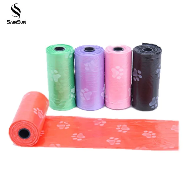 
100% Corn Starch Biodegradable Dog Bio Degradable Packaging Poop Bags For Dogs 