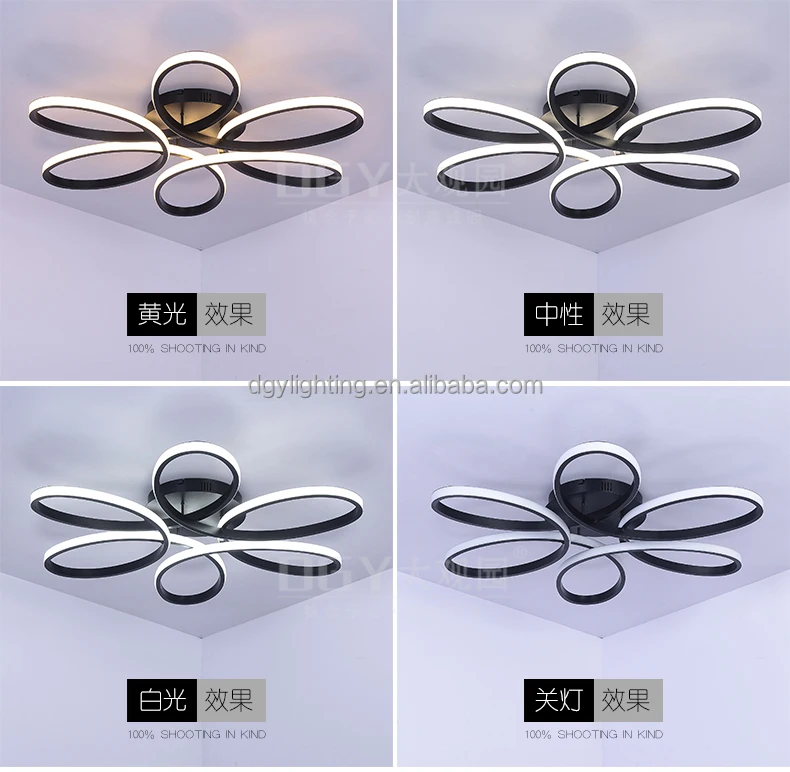 
E27 living room iron wire modern new energy saving light modern new led ceiling lamp 