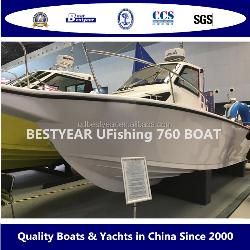2016 New Bestyear fiberglass boat Ufishing 760 Boat for sale