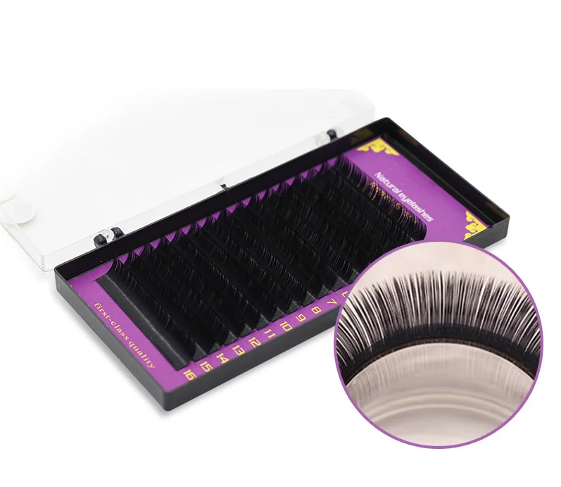 
False eyelashes Factory wholesale russian volume glue eyelash extension private label 