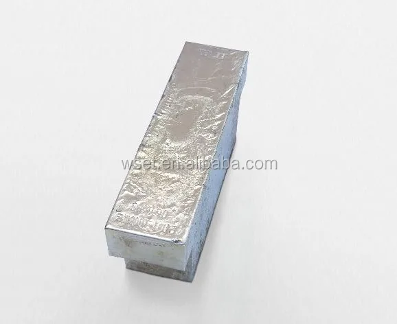 
tin ingot with different purtiry 99.99% ,99.95%,99.9% 