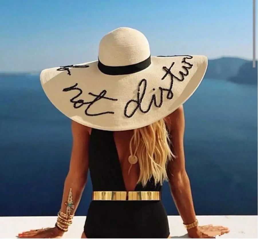 LYX27 соломенная шляпа с блестками и цветочной вышивкой с широкими полями, шляпа от солнца, Пляжная соломенная шляпа, складная соломенная шляпа для защиты от солнца