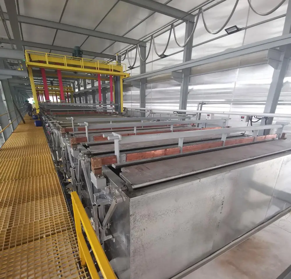 Full automatic gantry type rack chrome plating line for metal parts