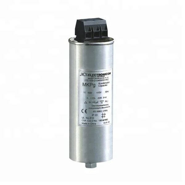 Low voltage polypropylene film capacitor 450v 10kvar