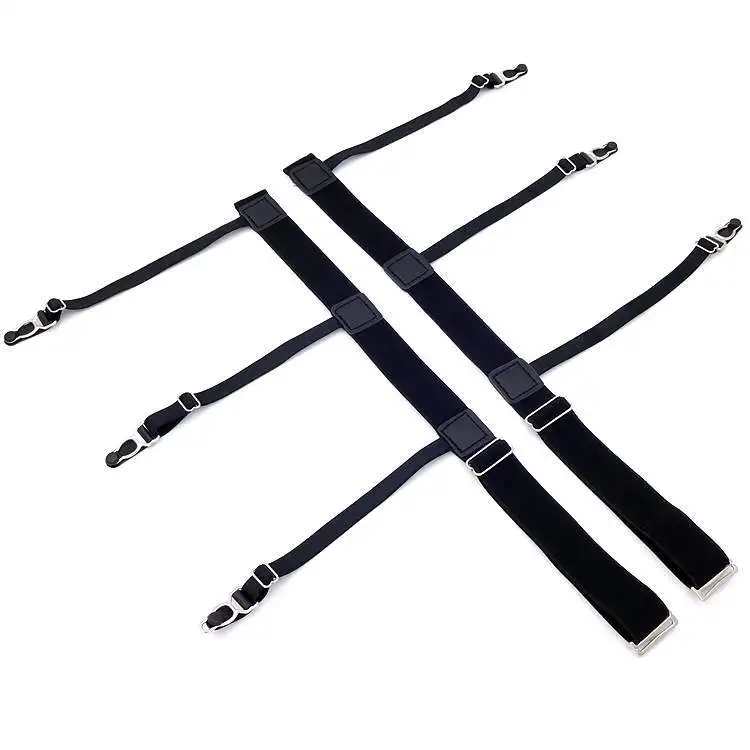 Горячая Распродажа, мужская рубашка с подвязками, устойчивая к морщинам и скользящая рубашка с зажимом, сексуальная Удобная нейлоновая подвязка с кольцом на бедро