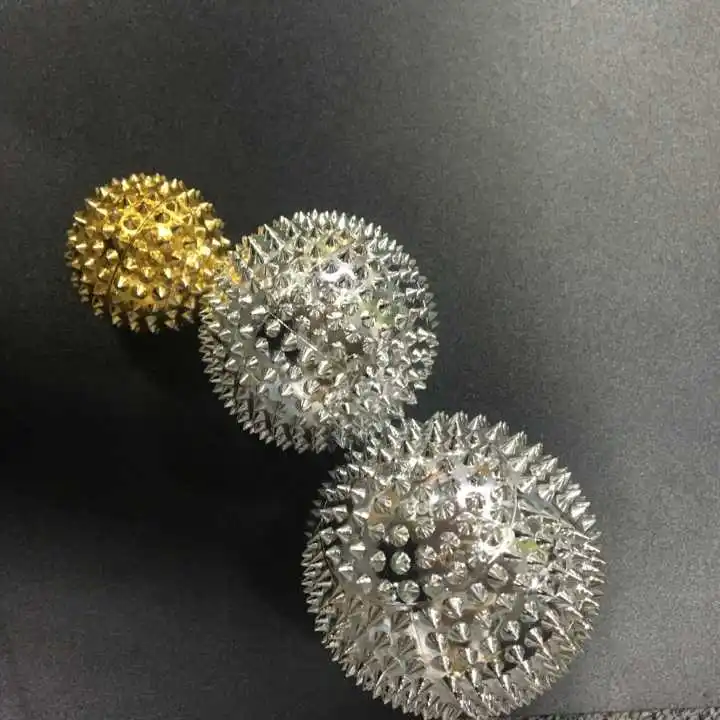 Handheld Magnetic Massage Ball Palm Spiky Massage Ball  Hand Massager Roller Ball Tissue Magnetic Plastic Hand Palm