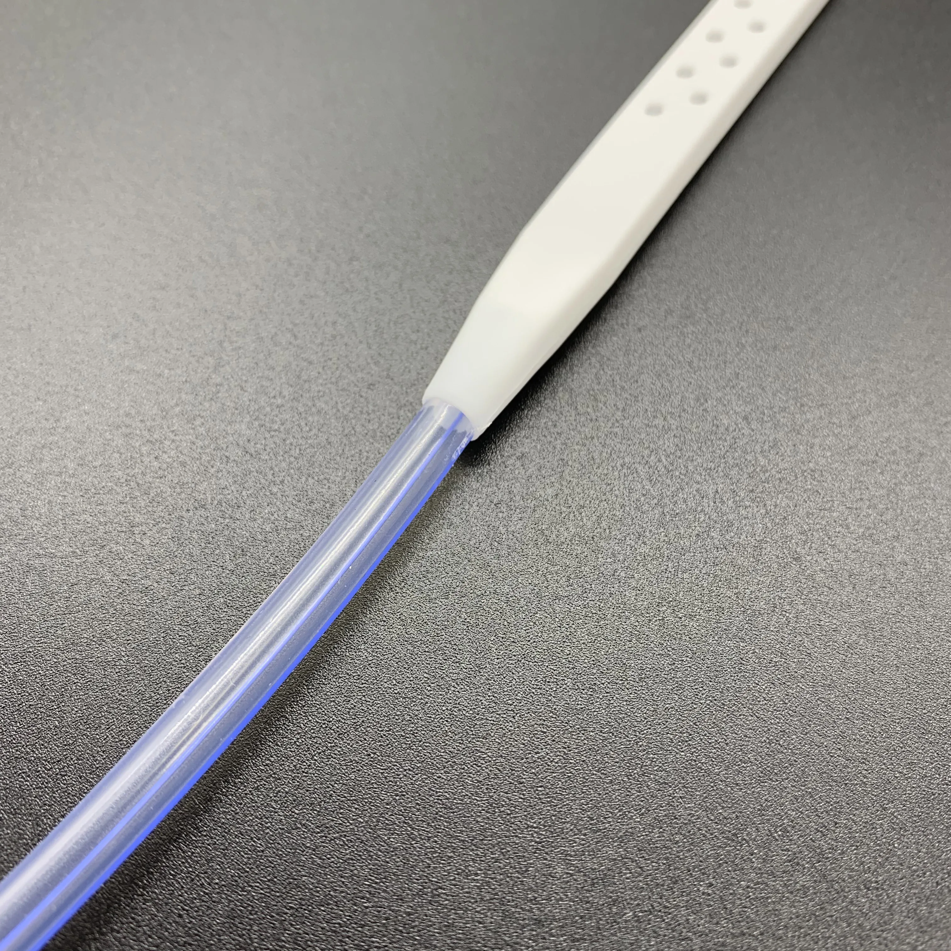 
100% Medical grade Silicone Flat Perforated Drainage Tube/White Tube 