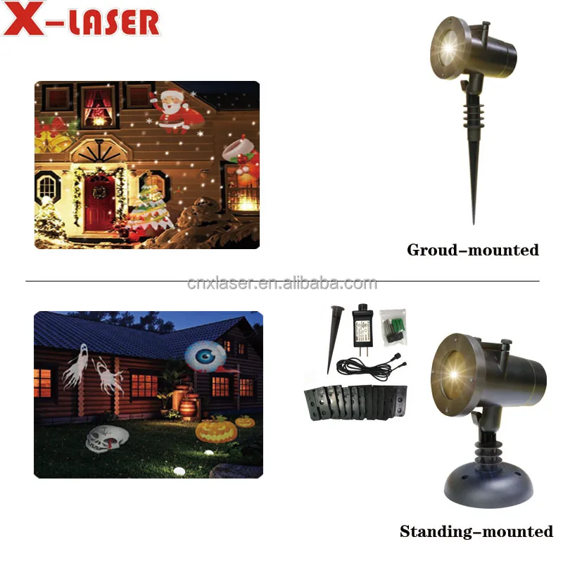 Spotlight LED Projector Light Landscape Garden LED Lights for Various Themes Halloween, Christmas
