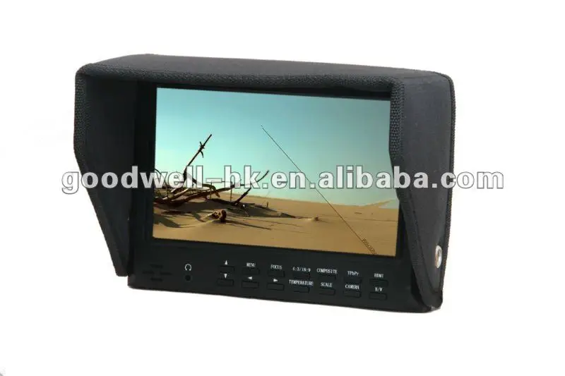 1024x 600 7 Inch Full HD DSLR LCD Monitor for Camera with HDMI Input and Output (Not for India Market)