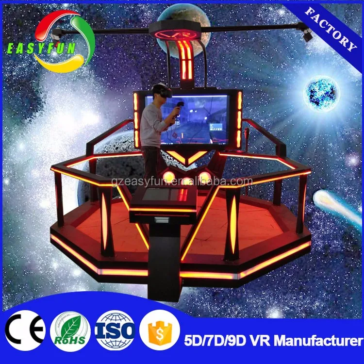 Newest Most Profitable Virtual Reality Treadmill 9D VR Space