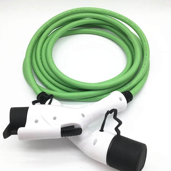 High quality 32Amp 7.0KW SAE j1772  to plug IEC 62196-2 mode3 ev car charger with 5m charging cable