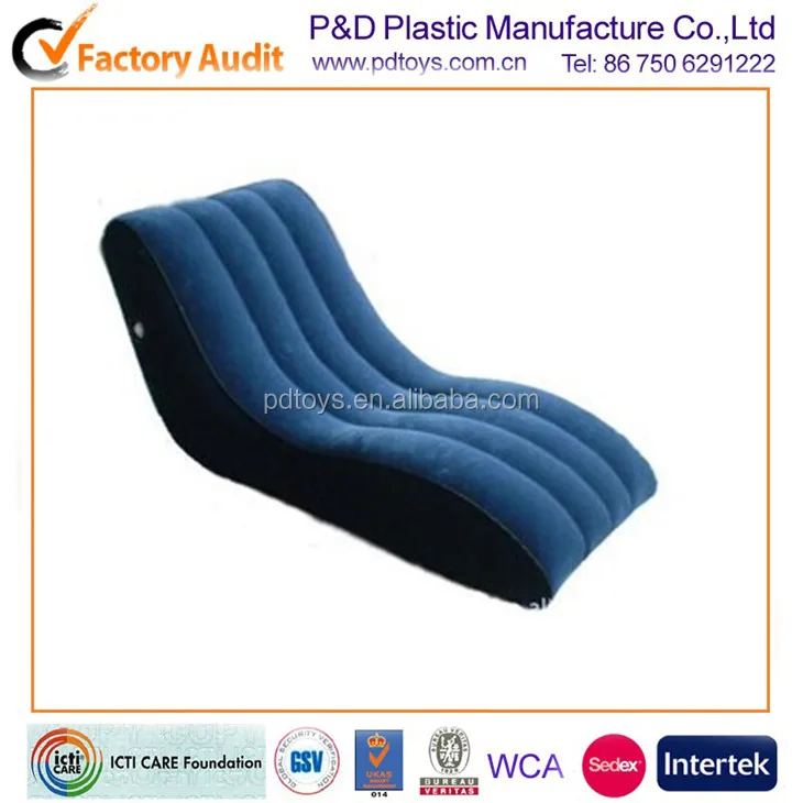 EN71 6P PVC indoor outdoor garden beach inflatable lounge sofa living room furniture sofa cum bed  living room furniture