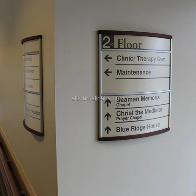 Aluminum Sign Holder Desk Label Name plates Holder Paper Card Table Holder Price Sign nameplate