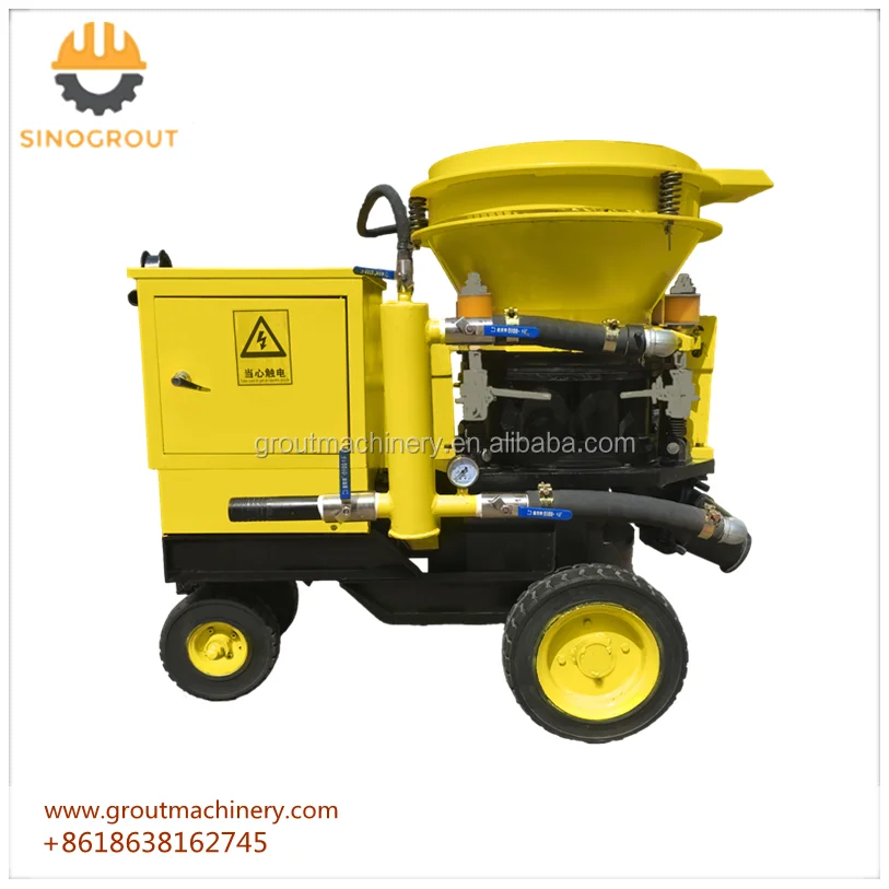 China 5m3/h dry mix shotcrete machine for sale
