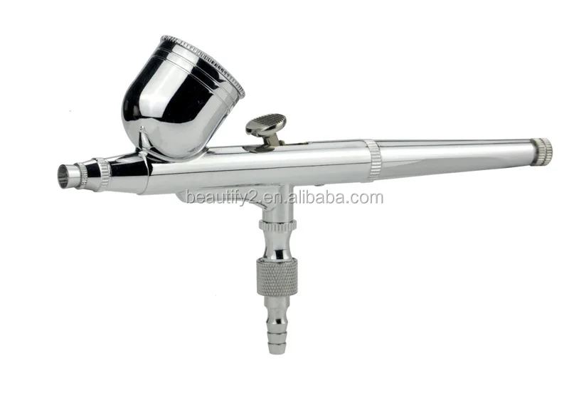 Portable cake decorating airbrush kit with gravity airbrush and powerful compressor