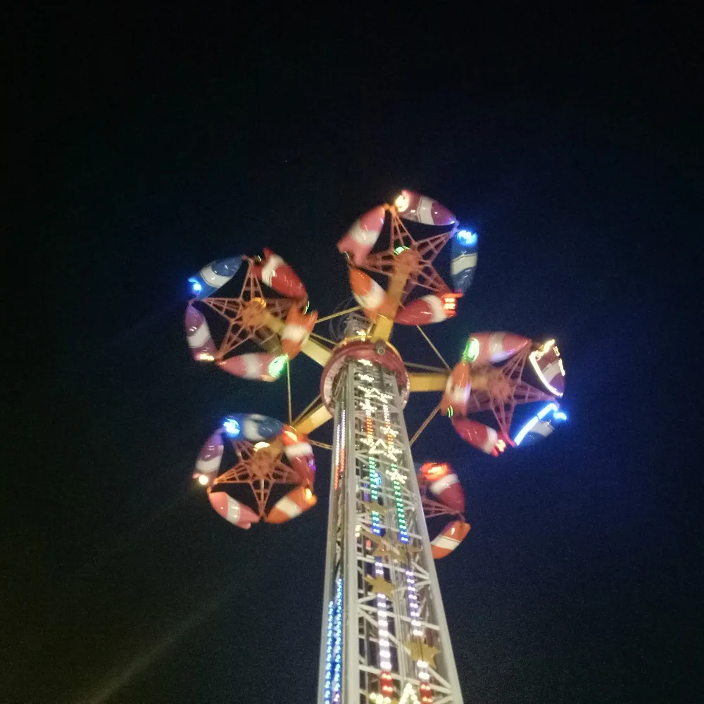 Large amusement park machine sky fling chair for sale