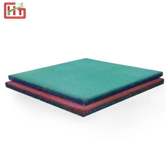 50MM High Quality Rubber Mat For Playground Outdoor Safety Rubber Floor Tiles Mats