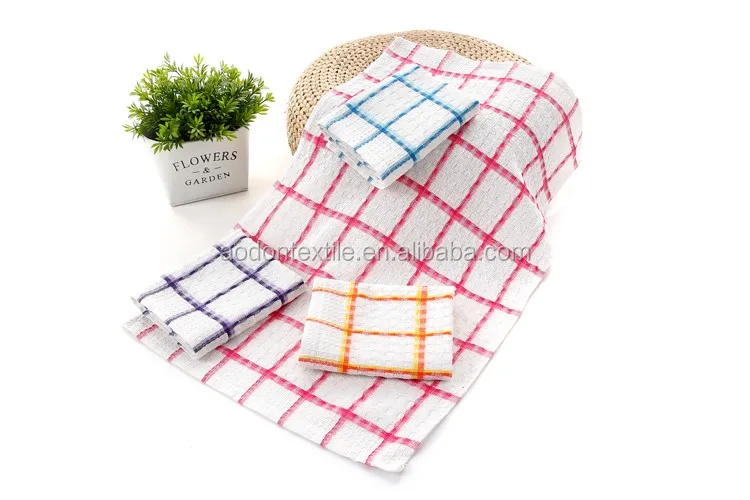 Custom cotton/polyester kitchen cloth tea towel dish cloth kitchen towel