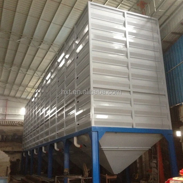 100 t corrugated gakvanized mental square silos rice storage