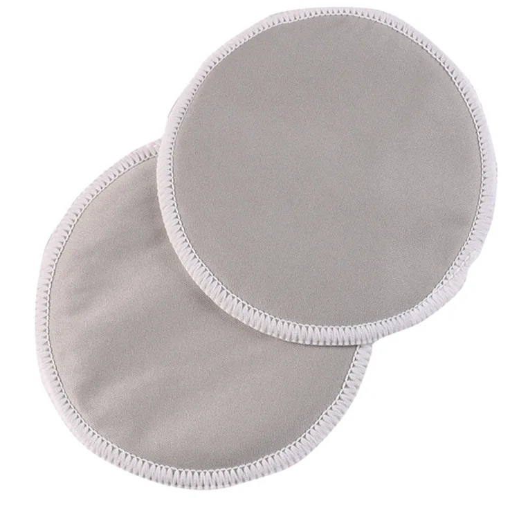 
2020 Ananbaby Contoured Plain Reusable Breastfeeding Pads Organic Bamboo Washable Colorful Nursing Pads 