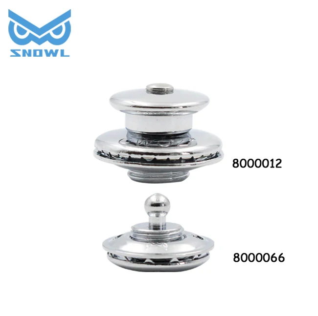 SNOWL Bag hardware manufacturer brass copper golf bag parts snap fastener
