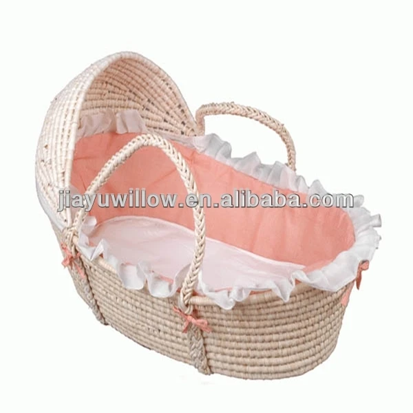 
ecofriendly baby wicker moses basket bed bassinet basket 