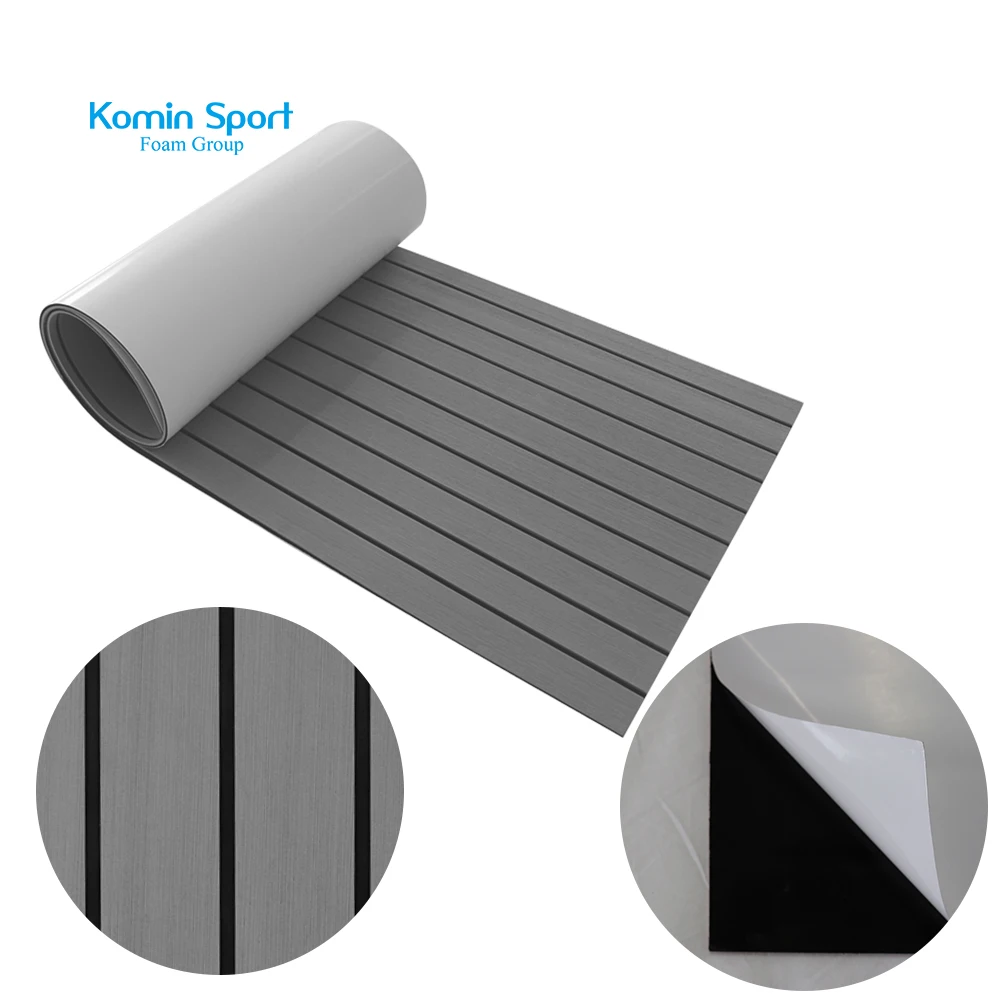 Komin Sport Hot Sale 6mm Anti-UV Light Grey EVA Marine Flooring