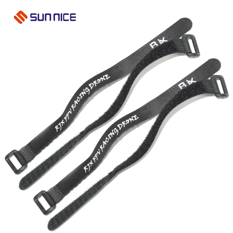 Hook and Loop Fastener Strap with Plastic Buckle