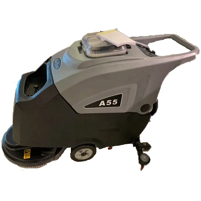 China factory supply price stock new design auto multifunction smart wireless manual rubber floor scrubber machine for office