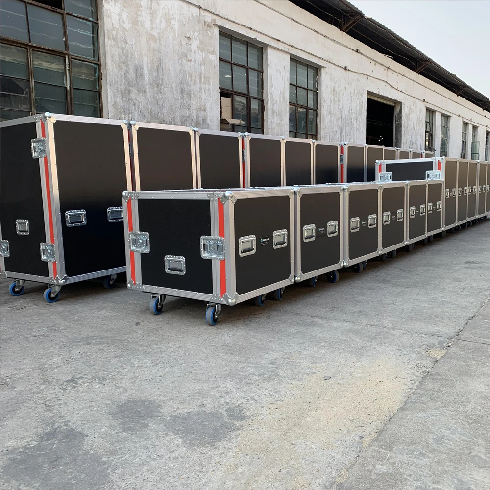 4U, 6U, 12U, 14U, 20U Shockmount Sleeved Rackmount Rack Flight Road Case