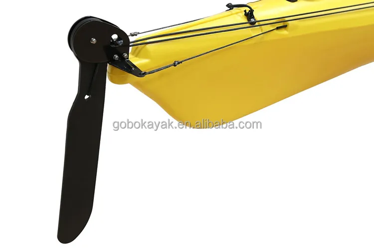 Newest Single Person Ocean Kayak Boat with Rudder Sit in Kayak Gobo Kayak Sea Waters LLDPE Summer  Tira